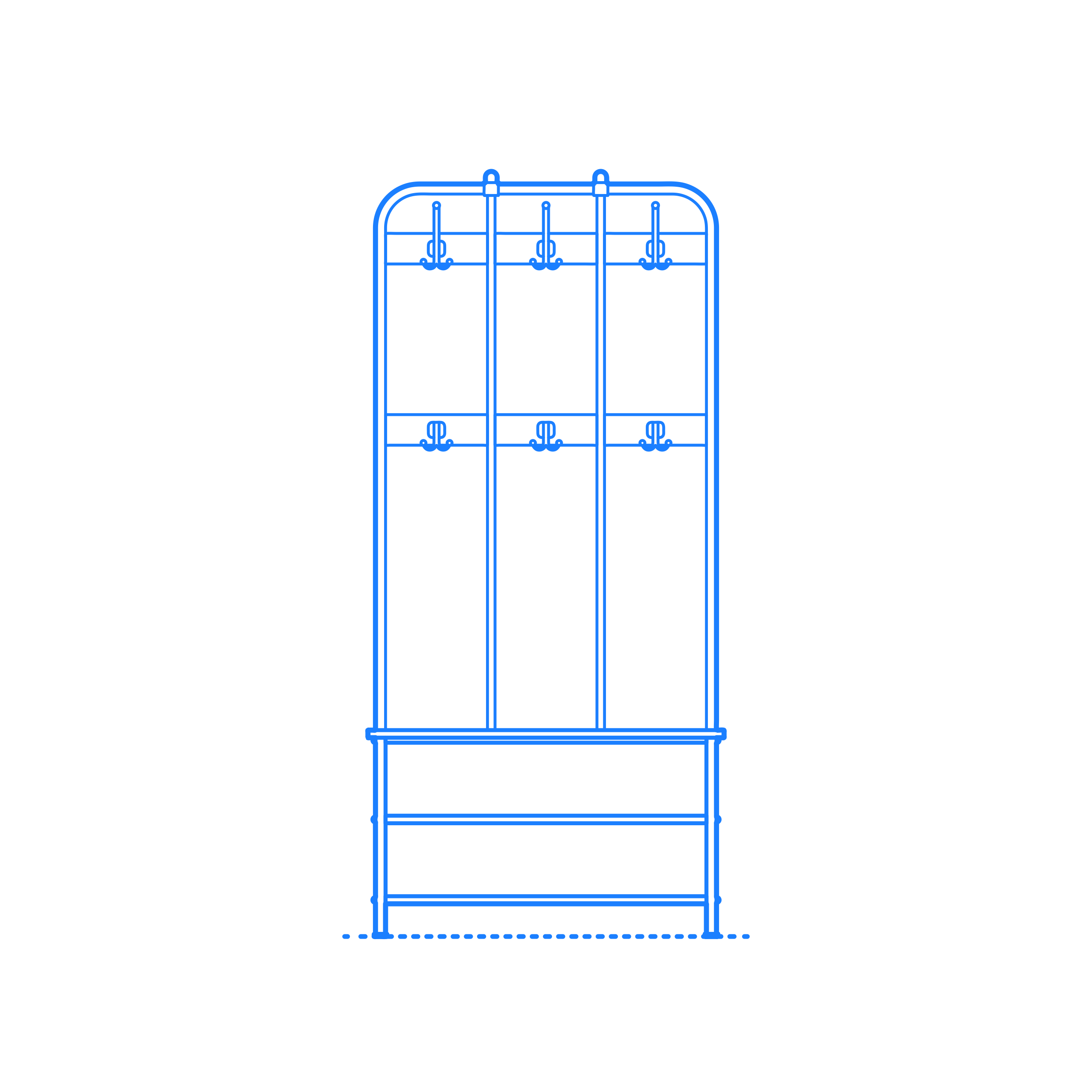 Furniture Hall Trees Outline Svg Vector Free Vectors